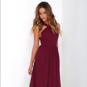 Long lulu bridesmaid dress